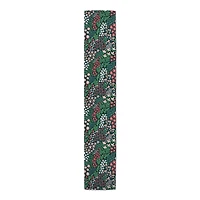 90'' Floral Pattern Cotton Twill Table Runner
