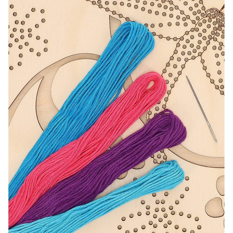 Leisure Arts® Beginner Dragonfly Wood Stitchery Shadow Box Kit