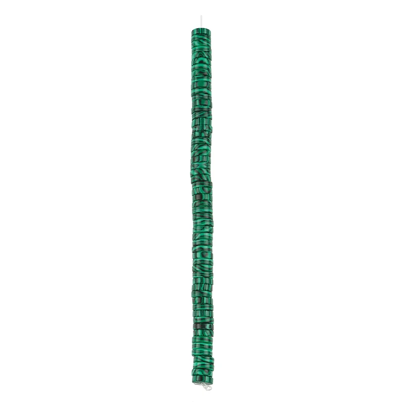 Green Reconstituted Stone Heishi Beads by Bead Landing