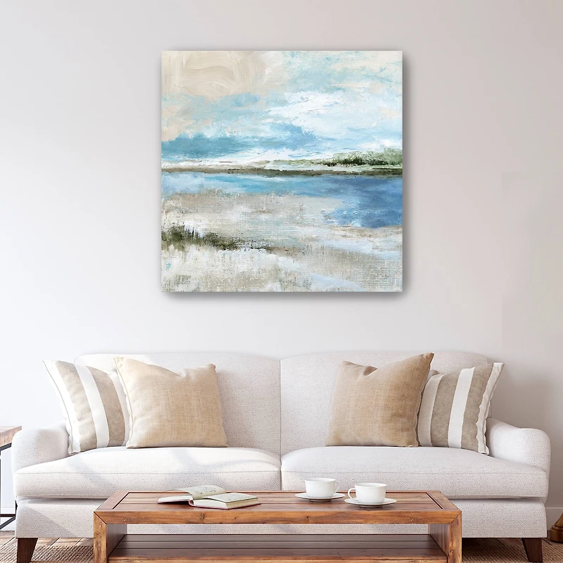 Sweeping Inlet Canvas Giclee