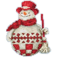 Mill Hill® Jim Shore Nordic Snowman Counted Cross Stitch Kit