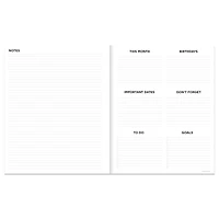 2024 Rust Large Monthly Planner