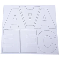 Large White Block Alphabet Stickers by Recollections™