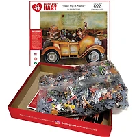 Hart Puzzles Road Trip in France by Jennifer Garant 1,000 Piece Jigsaw Puzzle