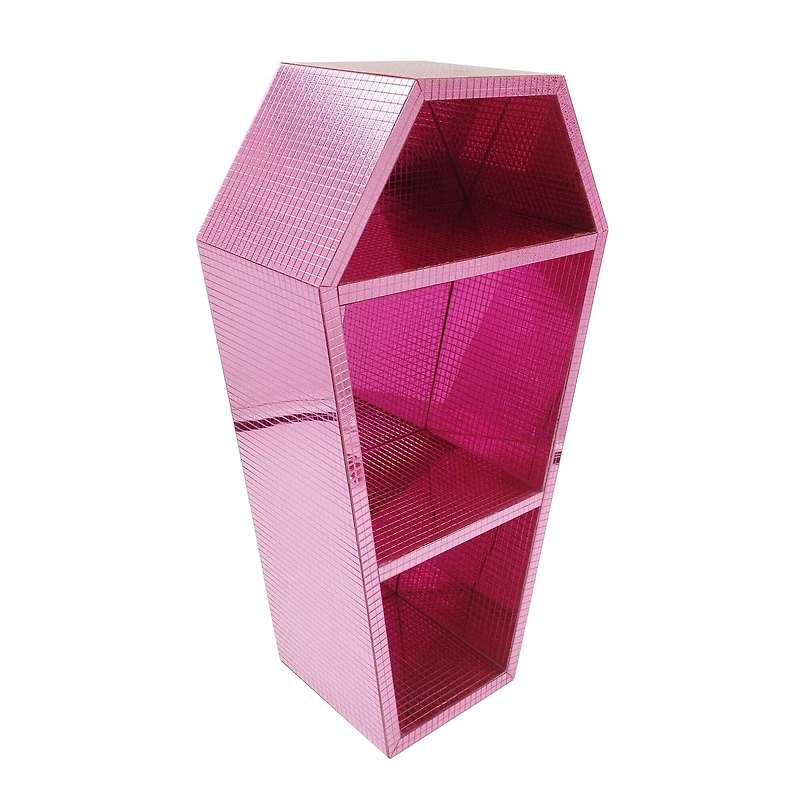 16" Pink Disco Coffin Tabletop Shelf by Ashland®