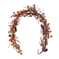 Glitzhome® 6ft Fall Eucalyptus Berry Garland