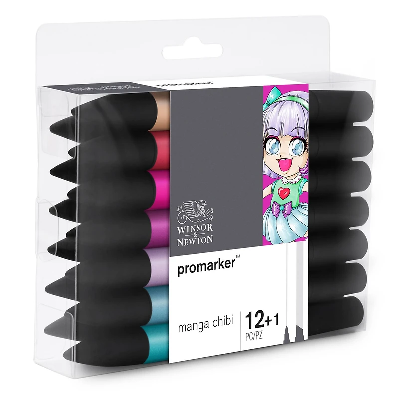 Winsor & Newton® ProMarker™ Manga Chibi 13 Marker Set
