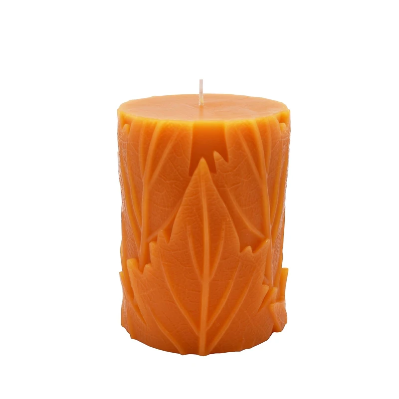 3" x 4" Scented Orange Maple Leaf Candle by Ashland®