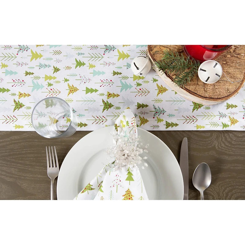 DII® 72" Holiday Woods Printed Table Runner