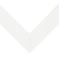 Frame USA Simply Poly White Single Image Picture Frame