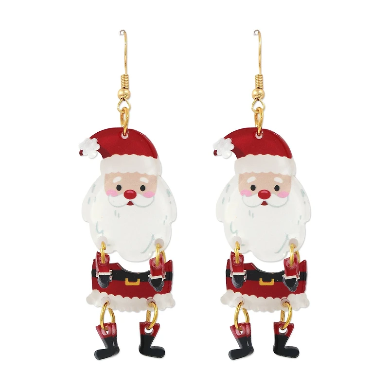 Santa Dangling Earrings by Celebrate It™