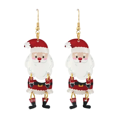 Santa Dangling Earrings by Celebrate It™