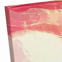 Coral Abstract Geode 18" x 24" Canvas Wall Art