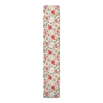 Large Florals Outdoor Table Runner