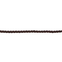 1/4" Dark Brown Faux Leather Braid Trim by Celebrate It®