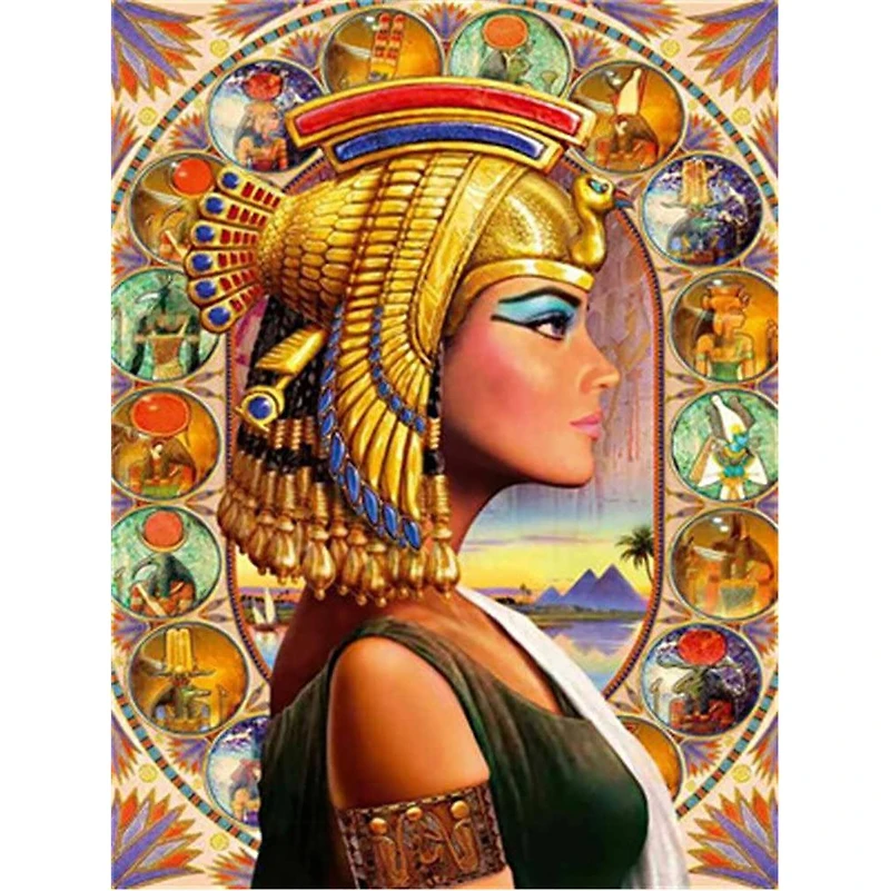 Sparkly Selections Cleopatra 50cm x 60cm Diamond Painting Kit, Round Diamonds