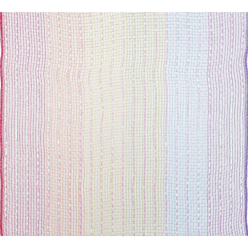 10" x 6.3yd. Rainbow Striped Mesh by Celebrate It®