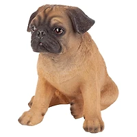Design Toscano 7" Pug Puppy Partner Collectible Dog Statue