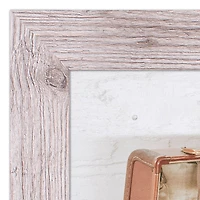 Suitcase Hydrangeas 16" x 16" Western White Framed Print