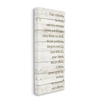 Stupell Industries Take Chances Family Home Inspirational Word Textured Wood Design Canvas Wall Art