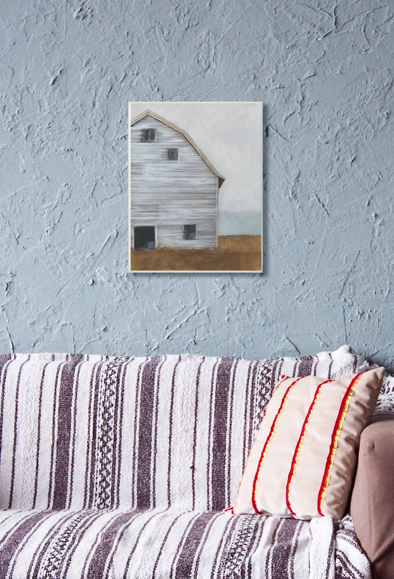 Stupell Industries Worn Old Barn Farm Wall Plaque