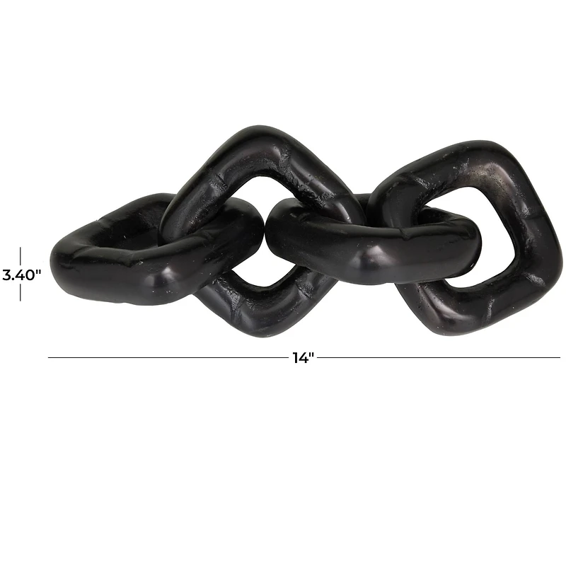 The Novogratz 14" Aluminum Chain Sculpture