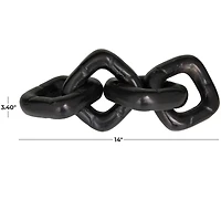 The Novogratz 14" Aluminum Chain Sculpture