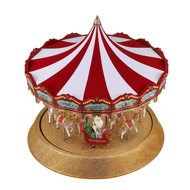 Mr. Christmas 17" Animated Sparkle Carousel