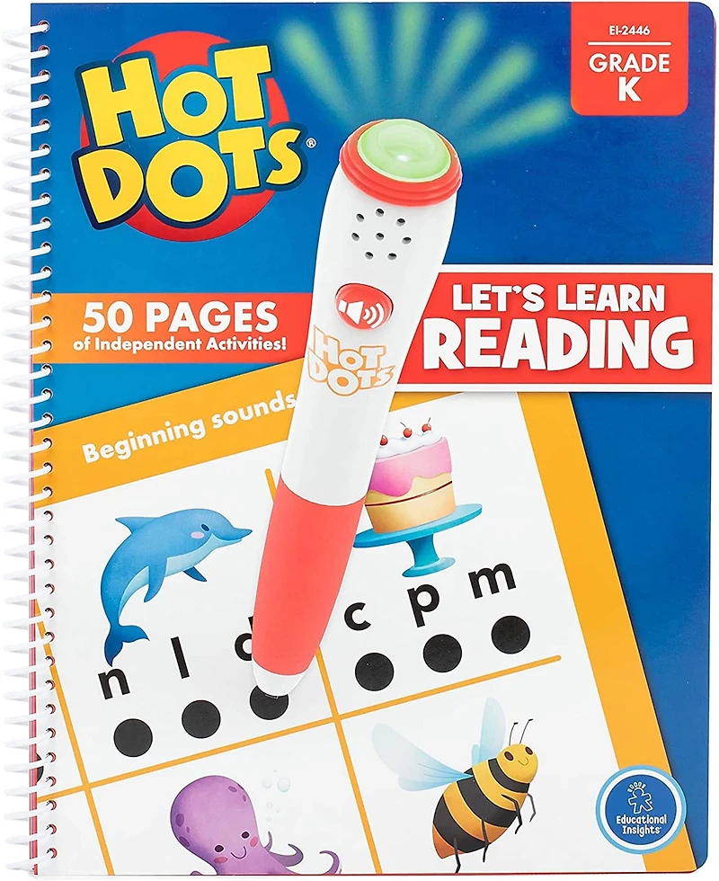 Hot Dots Let's Learn Kindergarten Reading!