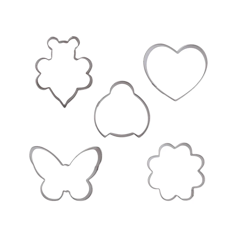 Garden Stainless Steel Mini Cookie Cutter Set by Celebrate It®