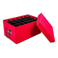 Santa's Bag 72ct. 4" Christmas Ornament Storage Box with Drawers