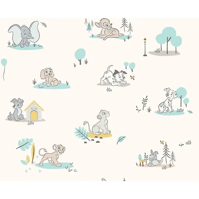 RoomMates Disney Baby Animals Peel & Stick Wallpaper