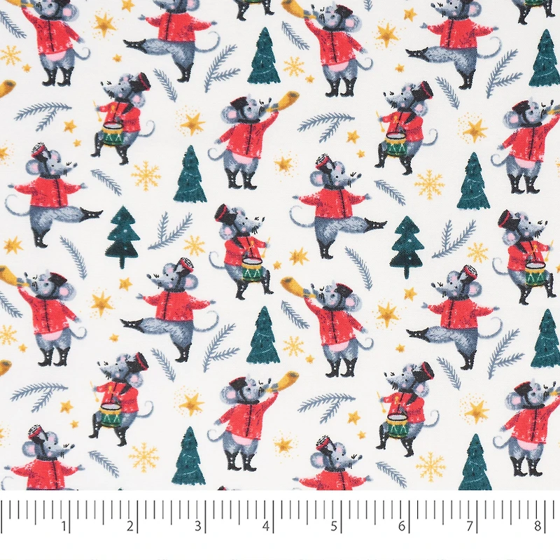 SINGER Christmas Nutcrackers Mouse Cotton Fabric