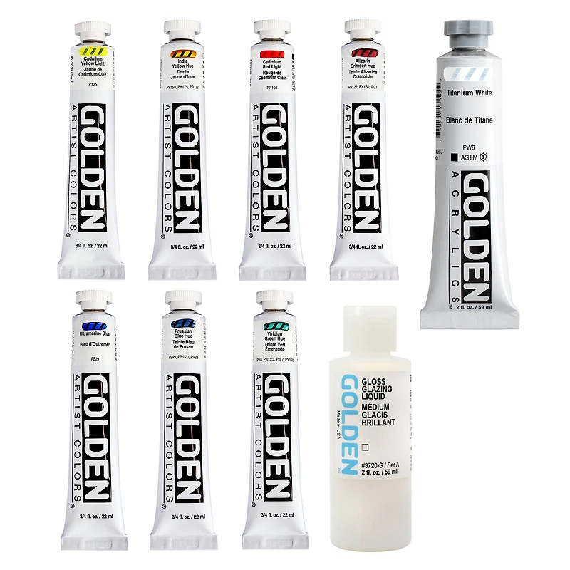 Golden® Heavy Body Acrylic Traditional Paint Set