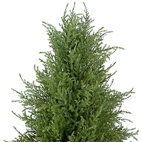 5ft. Unlit Artificial Cedar Pine Arborvitae Tree in Urn Style Pot