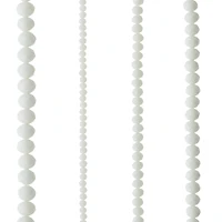 12 Packs: 4 ct. (48 total) White Faceted Glass Rondelles Beads by Bead Landing™