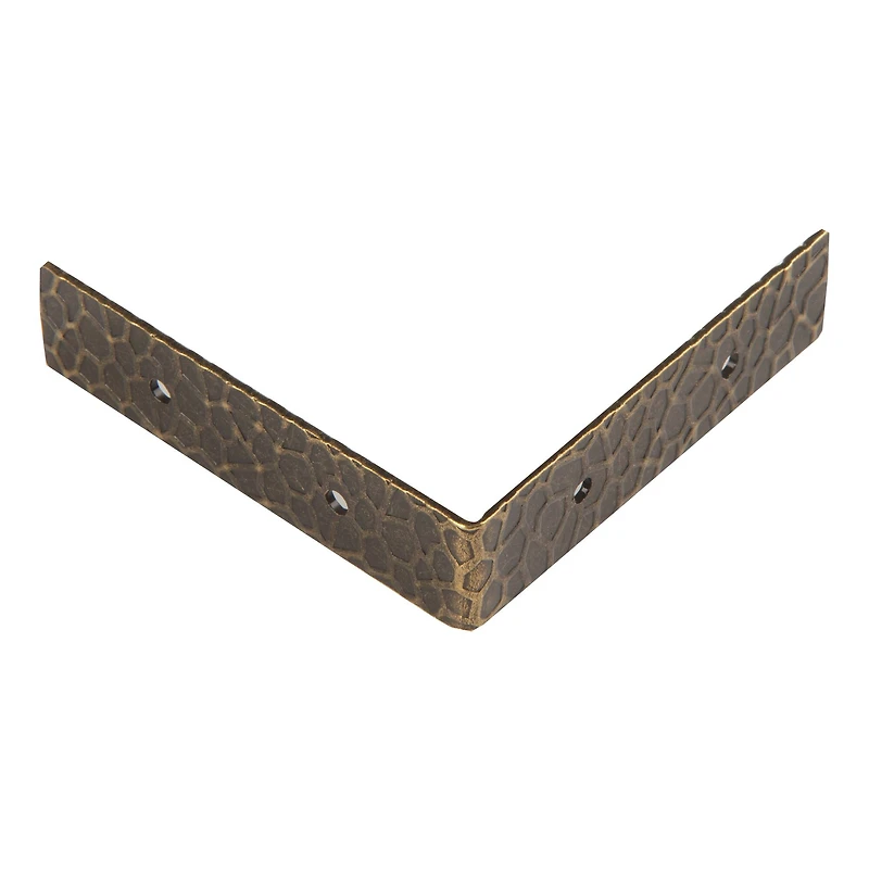 Dritz® Home Antique Brass Small Textured Right Angle Corners, 4 Sets