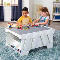 KidKraft Building Bricks Play N Store Mega Table