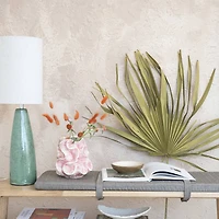 Hello Honey® 7.5" Pink Textured Organic Stoneware Vase with Reactive Glaze