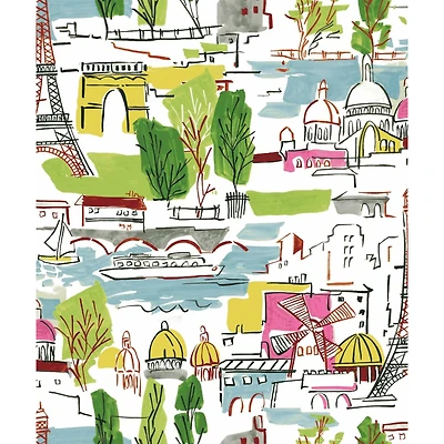 RoomMates Arrondissement Peel & Stick Wallpaper