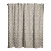 Intricate Circle Stack Shower Curtain