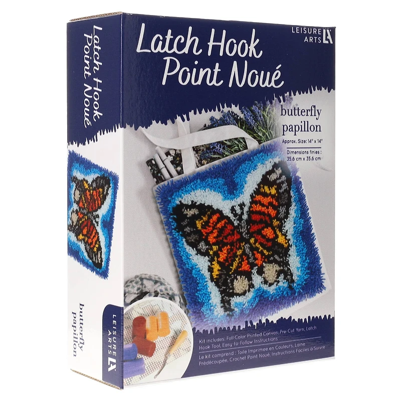 Leisure Arts® Butterfly Latch Hook Kit