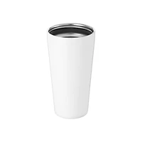 20oz. White Sublimation Tumbler with Straw by Make Market®