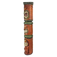Design Toscano® 31" Moai Haku Pani Aloha Hawaii Tiki Sculpture