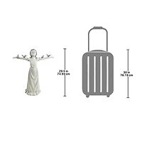 Design Toscano 29.5" Basking in God's Glory Little Girl Statue