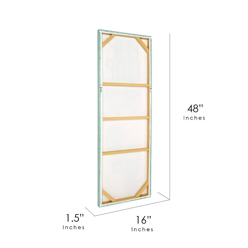 Flip Flop Repair Shop Outdoor Canvas Art Print - 16"x48"