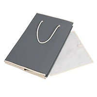 Honey Can Do Gray Large Square Hamper