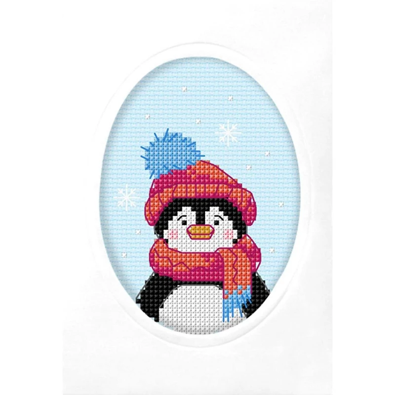Orchidea Penguin Counted Cross Stitch Kit