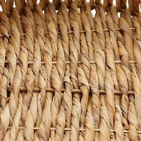 Brown Sea Grass Coastal Style Tray Set