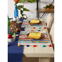DII® Picante Stripe Tassel Placemats, 6ct.